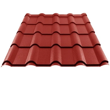 Металлочерепица АФИНА KLEVERSTEEL 1185/1085 мм 0,45 мм RAL 3005 Вишня