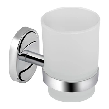 Стакан для зубных щеток Lidz 0401 Хром Стекло Настенный (LDORE0401CRM22163)