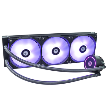 Система водяного охлаждения ID-Cooling Auraflow X 360, Intel: 1700/1200/2066/2011/1366/1151/1150/1155/1156, AMD: TR4/AM4/FM2+/FM2/FM1/AM3+/AM3/AM2+/AM2, 396х120х27 мм, 4-pin