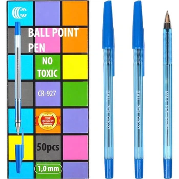 Ручка шариковая Color синяя паста 1мм арт.AA927С