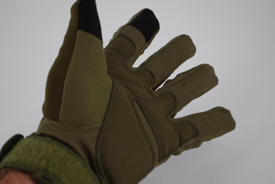 Тактичні рукавички з пальцями 9070_L_Olive_Sensor