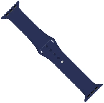 Ремінець Intaleo Silicone для Apple Watch 38/40 mm Dark Blue (1283126494345)