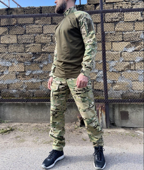 Військова форма Tactic, тактичний костюм (убакс + штани), мультикам 46