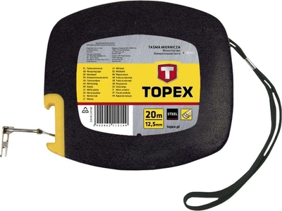 Стрічка вимірювальна TOPEX, сталева, 12.5мм х 20м