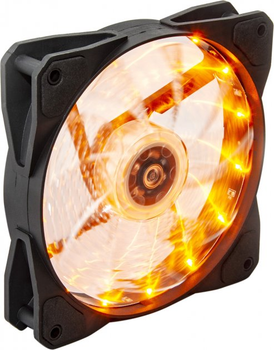 Вентилятор 120 mm Frime Iris LED Fan 15LED Yellow (FLF-HB120Y15)