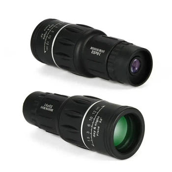 Монокуляр Bushnell Zoom 16x52 дальность обзора 8000 метров черный