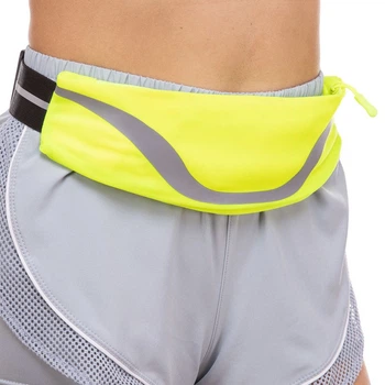 Спортивная сумка на пояс для бега SP-Sport Action DY009 Neon Green-Grey