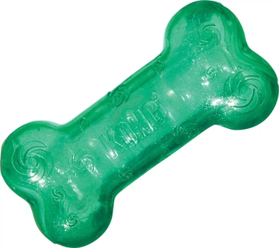 Іграшка Kong Squeezz Crackle Bone хрустка кістка для собак середніх порід М (35585323084)