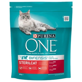 Сухий корм для котів Purina One Sterilcat Beef 800g