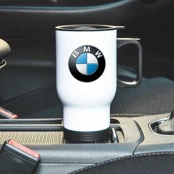 Термокружка автомобильная с логотипом BMW 450 мл