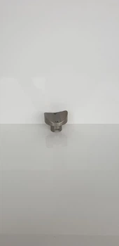 Прямой соединитель стойки и поручня Ø 40X50 короткий шампань для алюминиевых перил