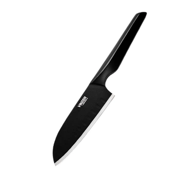 Нож Santoku VINZER Geometry Nero Line 12,7 см (50301)