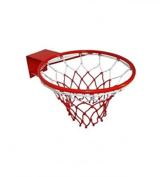Баскетбольное кольцо SportReal №6 40 см с сеткой