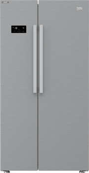 Холодильник SBS BEKO GN164021XB, 179х71х91см, 2 двері, холодильне відділення 368 л, морозильне відділення 190 л, A+, NF, нержавіюча сталь (GN164021XB)