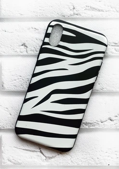 Чехол на iPhone X/Xs :: Зебра (принт 91)