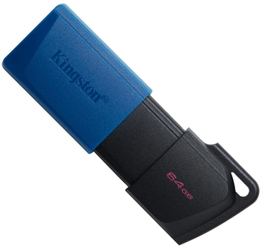 Флеш память USB Kingston DataTraveler Exodia M 2x64GB Black/Blue (DTXM/64GB-2P)