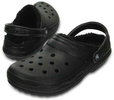 Жіночі сабо з хутром CROCS Classic Lined Clog 41 Чорний 203591