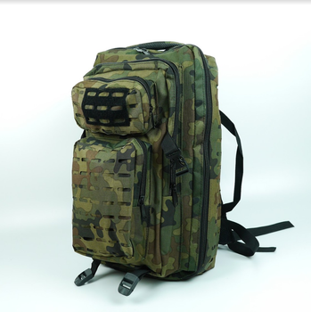 Рюкзак тактичний 45 літрів об'єм для ЗСУ, чоловічий штурмовий рюкзак 45л Cordura 1000d Мультикам
