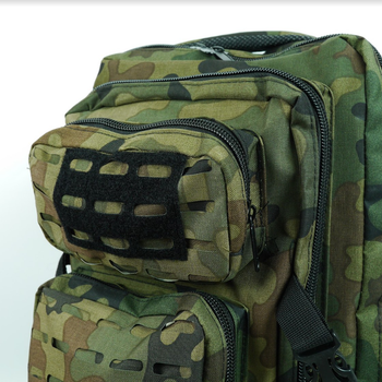 Рюкзак тактический 45 литров объем для ЗСУ, мужской штурмовой военный рюкзак 45л Cordura 1000d Мультикам