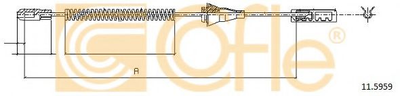 Трос стояночного тормоза Cofle (115959)