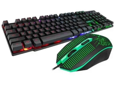 Ігрова провідна клавіатура та миша iMICE KM-680 з RGB підсвічуванням