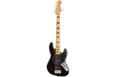 Бас-гитара SQUIER by FENDER CLASSIC VIBE '70s JAZZ BASS V MN BLACK