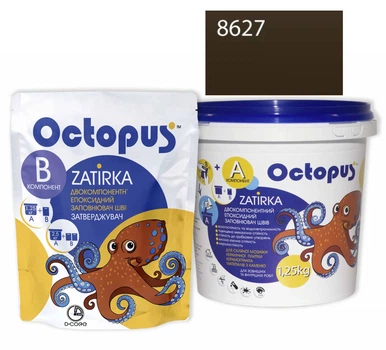 Затирка для плитки Octopus Zatirka цвет 8627 эпоксидная 1,25 кг