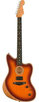 Полуакустическая гитара FENDER AMERICAN ACOUSTASONIC JAZZMASTER TOBACCO SUNBURST