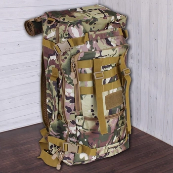 Трансформер рюкзак-сумка в стилі мілітарі de esse 8825-EXPEDITION-khaki Хакі