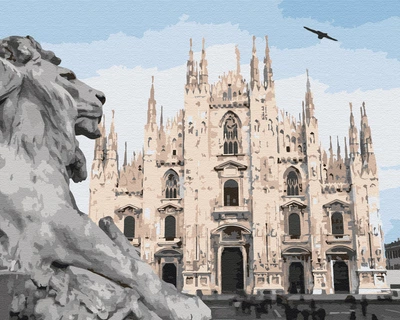 Картина по номерам Миланский собор 40х50 см Brushme BS51661