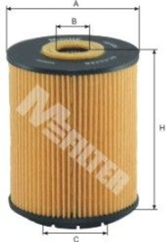 Фильтр масляный двигателя Audi, Mercedes Benz, Volkswagen MFilter (TE636)