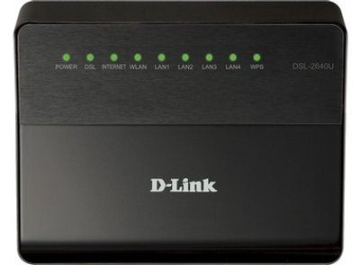 Маршрутизатор Wi-Fi D-LINK DSL-2640U/RA/U1A