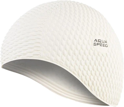Шапка для плавания Aqua Speed BOMBASTIC 104-5 (104-05) Белая (5908217645548)