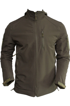Куртка мужская тактическая Мультикам Combat Турция Софтшел Soft-Shell ВСУ (ЗСУ) XXXL 8181 зелена