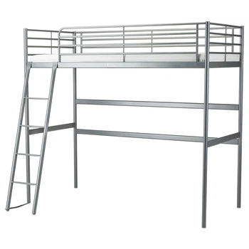 Каркас ліжка-горища IKEA СВЕРТА, сріблястий, 90x200 см, 202.479.82