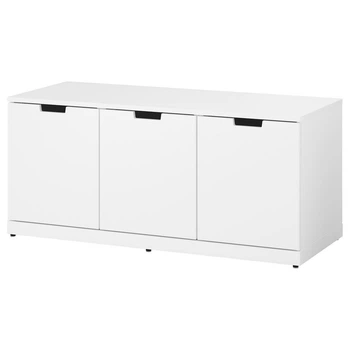 Тумба із шухлядами IKEA NORDLI НОРДЛІ, 3 шухляди, білий, 120х54 см, 692.765.67