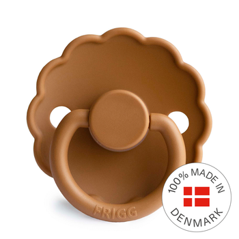 Пустышка FRIGG Daisy Silicone Cappuccino 0-6 мес.
