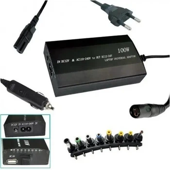 Зарядка автомобильная 12V для ноутбука 220V