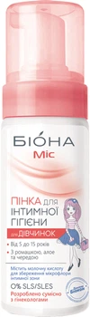 Пінка для інтимної гігієни Біокон Доктор Біокон Біона Міс для дівчаток 150 мл (4820160030695)