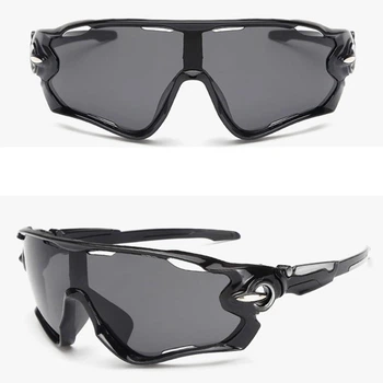 Очки велосипедные Robesbon Jawbreaker 9270 спортивные велоочки Black