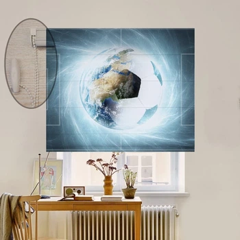 Римская штора система Lux Coullise InHt Фотопечать Спорт 10-040 Блэкаут 40х170 см