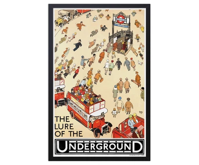 Постер CP The Lure of the Undergound 1927, Вінтаж 52х84 см (219)