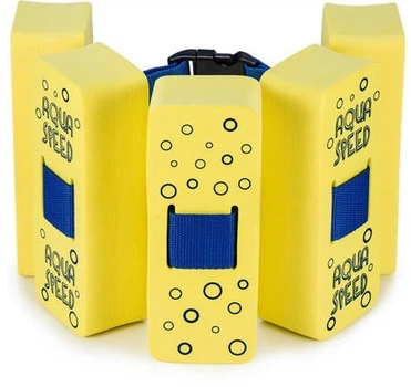 Пояс для плавання Aqua Speed KIDDIE II Octopus 3975 Жовтий Дит 15-30 кг 538-Octopus (5908217639752)