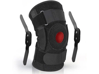 Наколенник BauTech спортивный с открытым коленом Размер L Черный (1011-222-00)