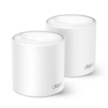 WiFi Mesh-система TP-Link Deco X50 (2-pack) Wi-Fi 6 AX3000 (покрытие до 400 м², 3 гигабитных порта, HomeShield), Белая(DL_1AB48020A582)