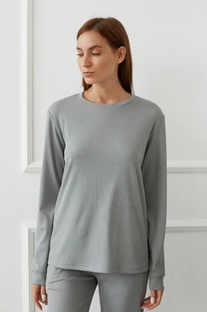 Пижамная футболка Forli Футболка с длинным рукавом Paula M Серый TR0056-12-60_M