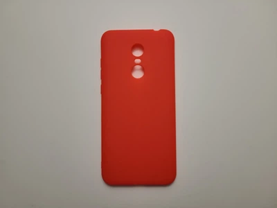 Чехол TPU Matte для Xiaomi Redmi 5 Plus бампер красний