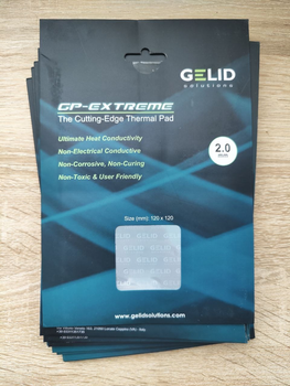 Термопрокладка Gelid GP-Extreme 120х120х2 мм 12w/mk