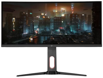 Монітор 29.5" 2E G3020B GAMING CURVED (VA, 5ms, 2560x1080, 200Hz, 3xHDMI/DP, FreeSync, HAS)
