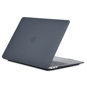 Чехол-накладка для MacBook Air 13.3" A1466/A1369 2012-2017 Темно-серый (DA1466-BK)